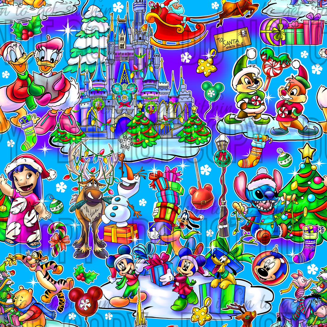 RTS - Christmas Magic - Castle Blue SWIM
