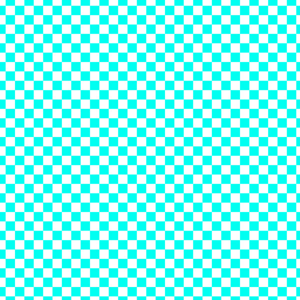 RTS - Checkerboard - Aqua Vinyl