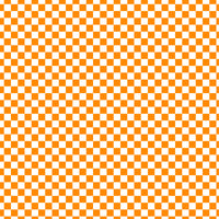 RTS - Checkerboard - Orange Ribbed Knit