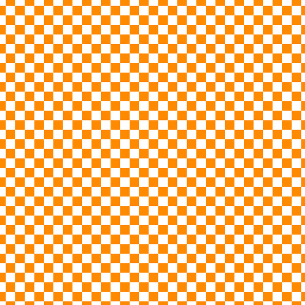 RTS - Checkerboard - Orange Ribbed Knit