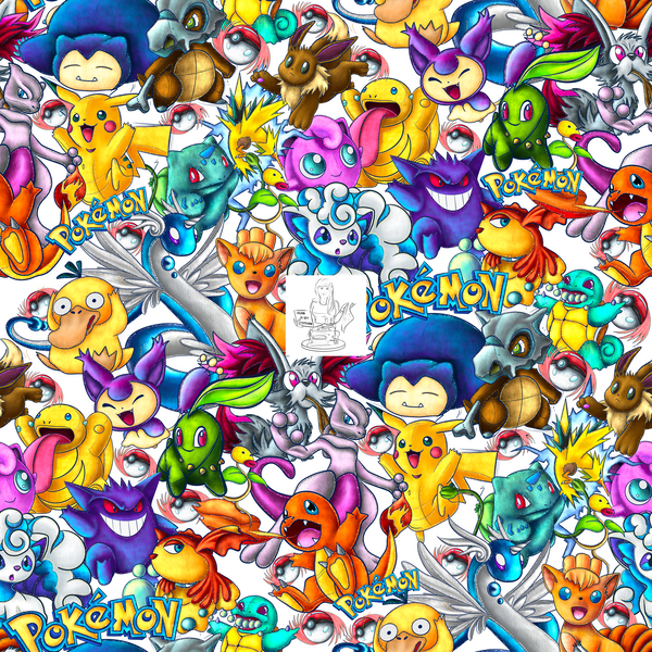 Clear Vinyl Design  -  Poke Pals