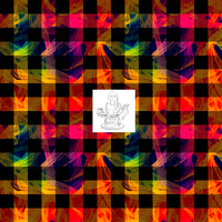 RTS -  Best Buds Coordinate -  Firey Plaid 2 Vinyl