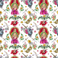 Clear Vinyl Design  -  Thorns and Roses 5