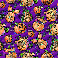 Beary Spooky Halloween Coordinate 2 - Purple