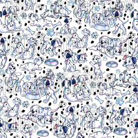 Clear Vinyl Design  -  Spots Galore 6