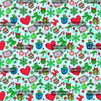 Green Christmas Coordinate 1D