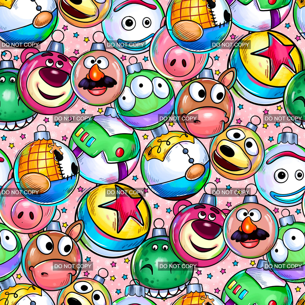 RTS - Toy Christmas Coordinate 1E Cotton Lycra