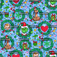 Green Christmas Coordinate 2D
