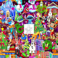 RTS -  Christmas Menagerie - Lights Purple Vinyl