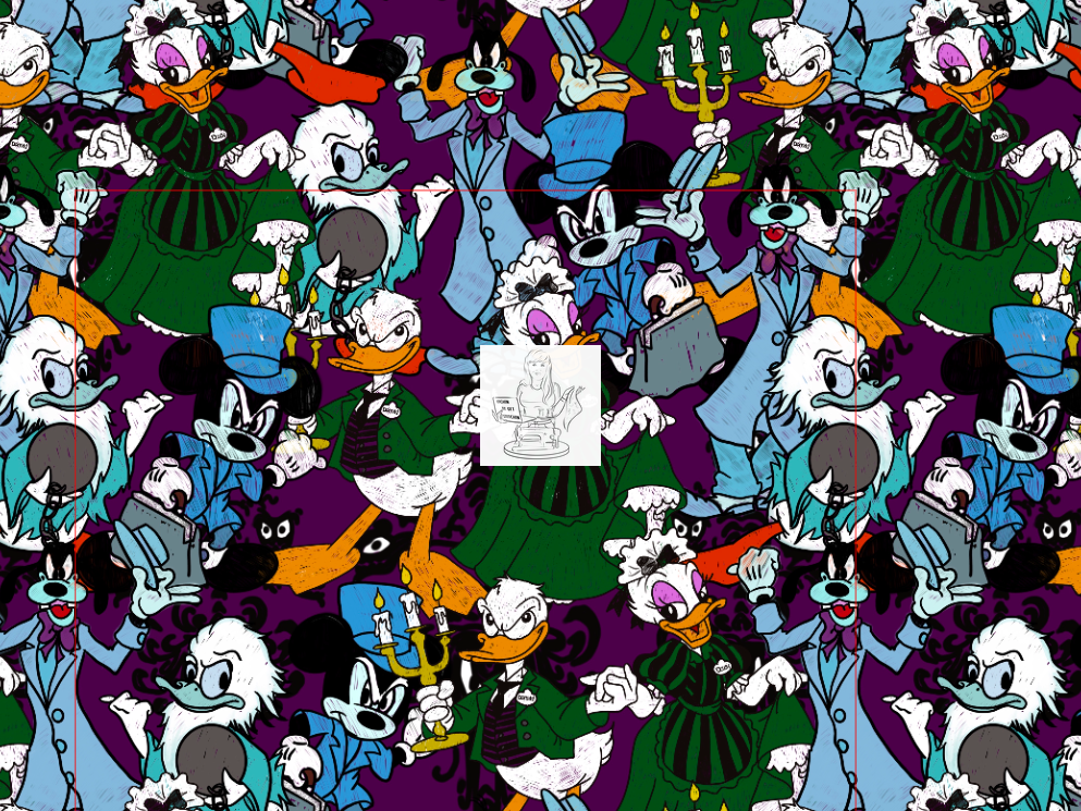 RTS -  Haunted Antics Mashup Cotton Woven