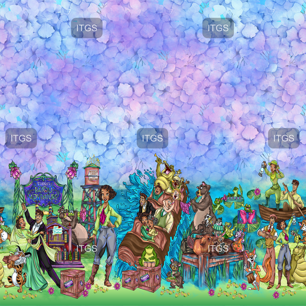Frog Princess Getaway Border 4