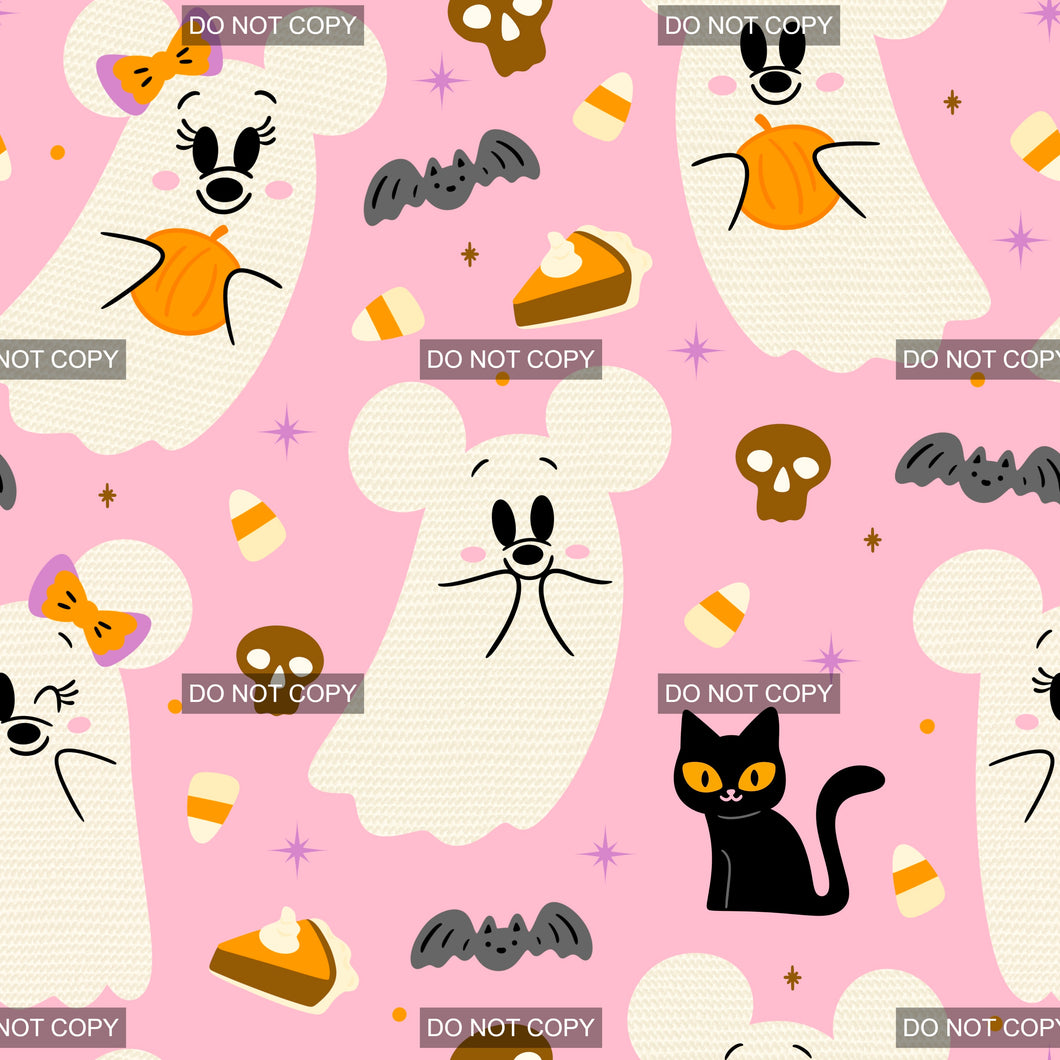 RTS - Ghostly Mice Bamboo Lycra