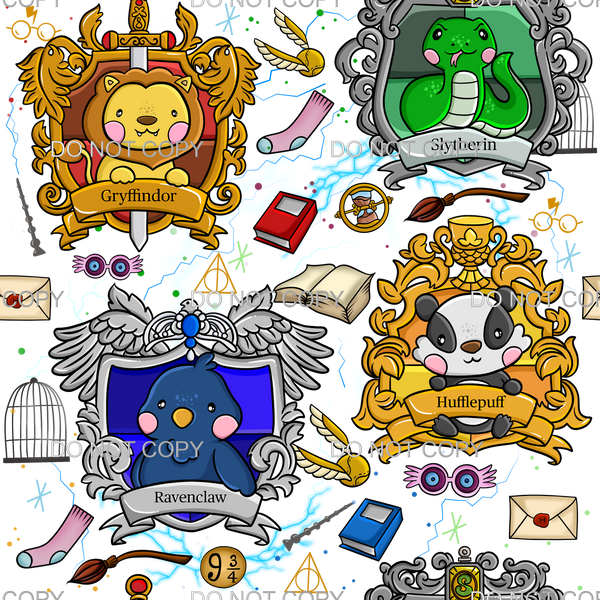 Clear Vinyl Design  - Wizards Crest 2