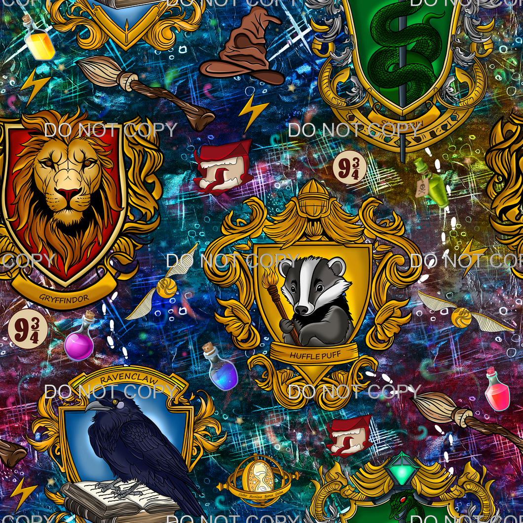 RTS - Wizards Crest Main 1A Cotton Lycra