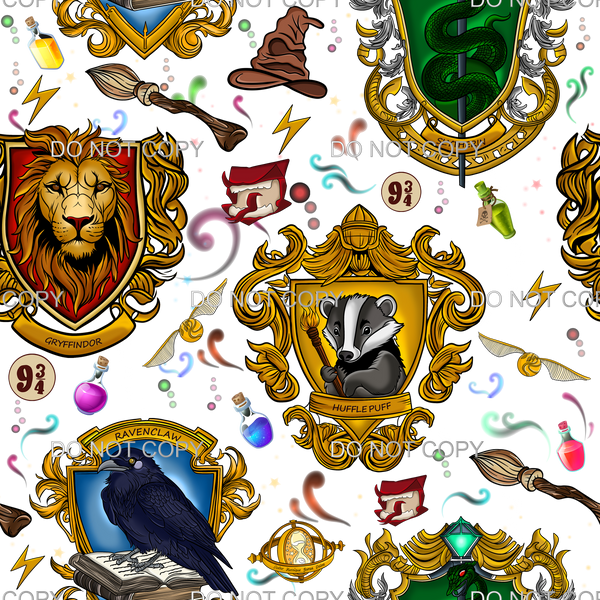 Clear Vinyl Design  - Wizards Crest 1
