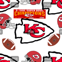 RTS -  Clear Vinyl Design  -  Football Season - Champion Players