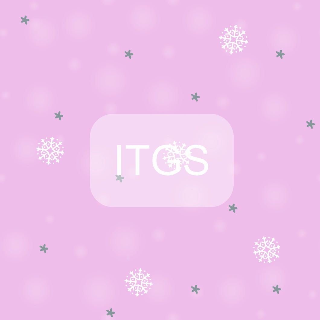 RTS - Christmas Kitty - Pink Coordinate 1 Vinyl