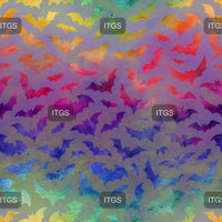 Fab Ghouls Coordinate - Light Rainbow Bats