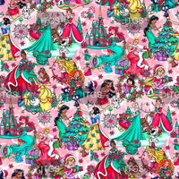 RTS - Magical Holiday 1 - Pink Cotton Lycra