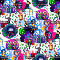 Clear Vinyl Design  -  Button Girl Adventure 2
