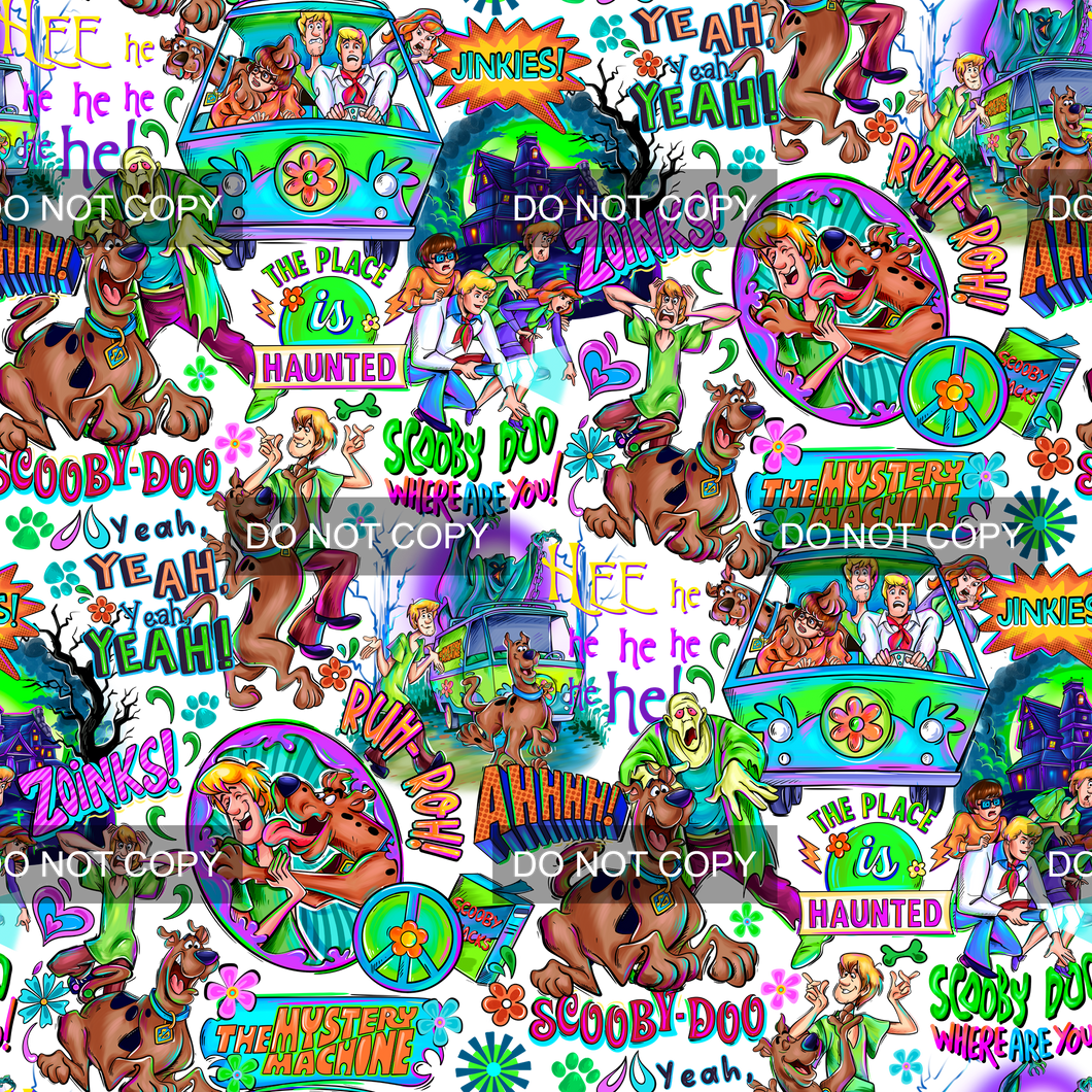 RTS - Clear Vinyl Design  -  Snack Eating Pup 1