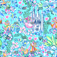 LP Princess Mice  - Mint Blue