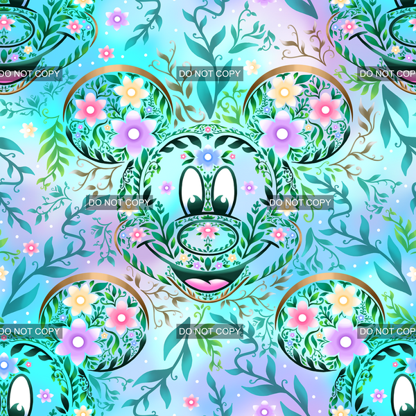 Mouse Floral - Light