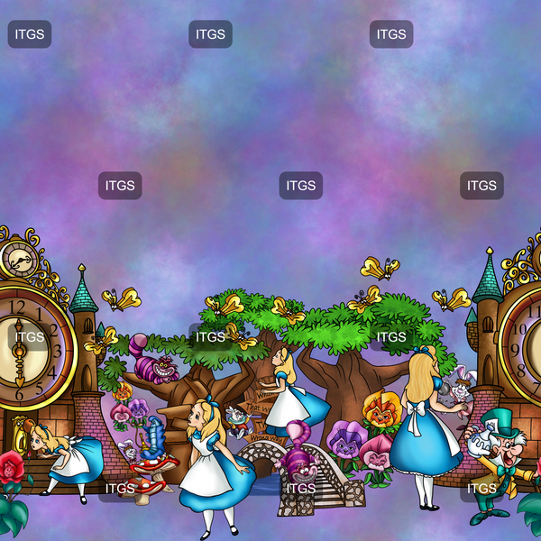 Enchanted Wonderland Border 5 - Purple Haze