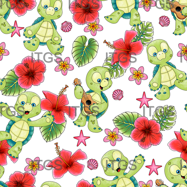 Clear Vinyl Design  -  Turtle Tunes
