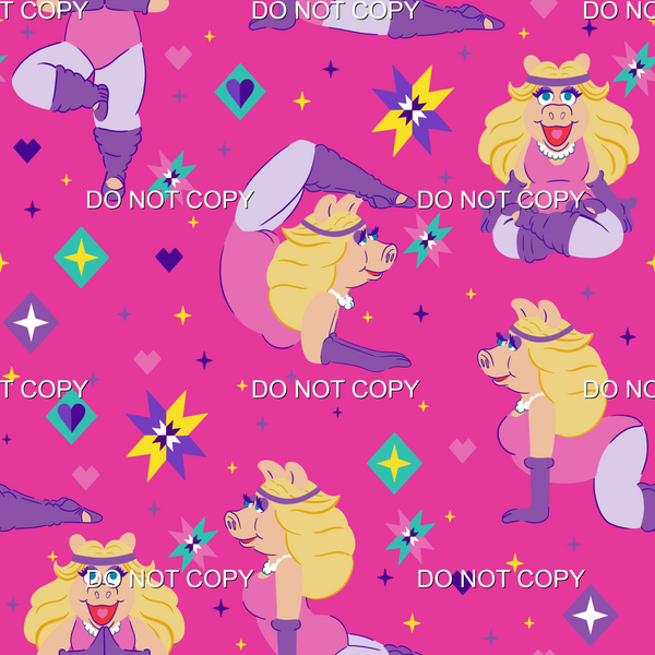 Piggy Poses  - Pink