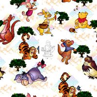 Clear Vinyl Design  -   A Bear and his Pals
