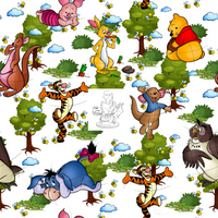 Clear Vinyl Design  -   A Bear and his Woods