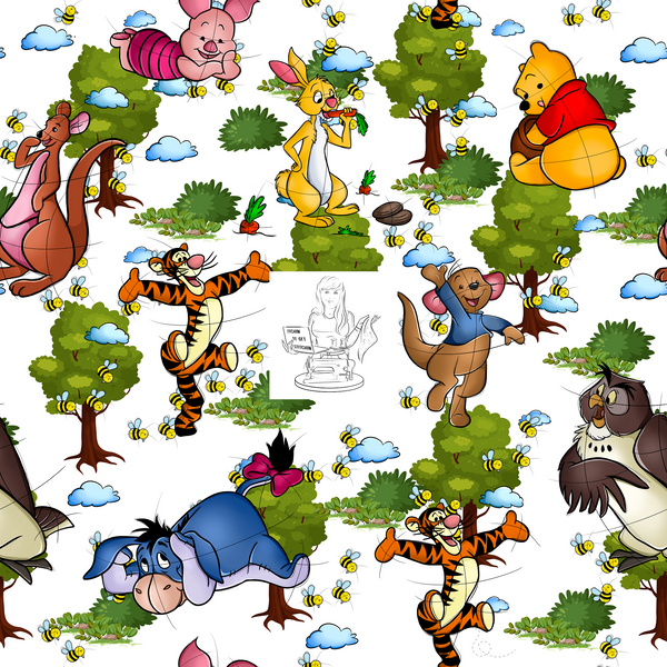 Clear Vinyl Design  -   A Bear and his Woods