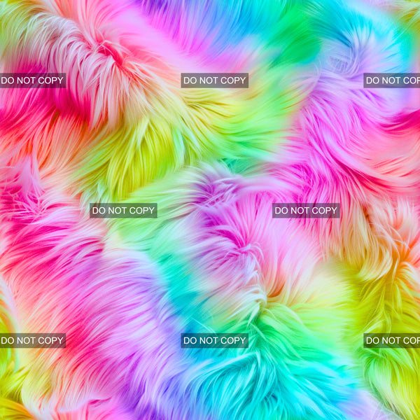 Bright Sherbert Monster Fur