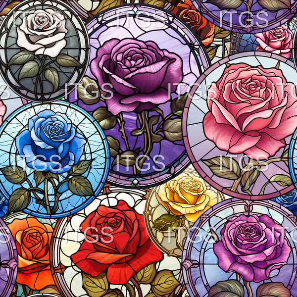RTS - Glass Roses PUL