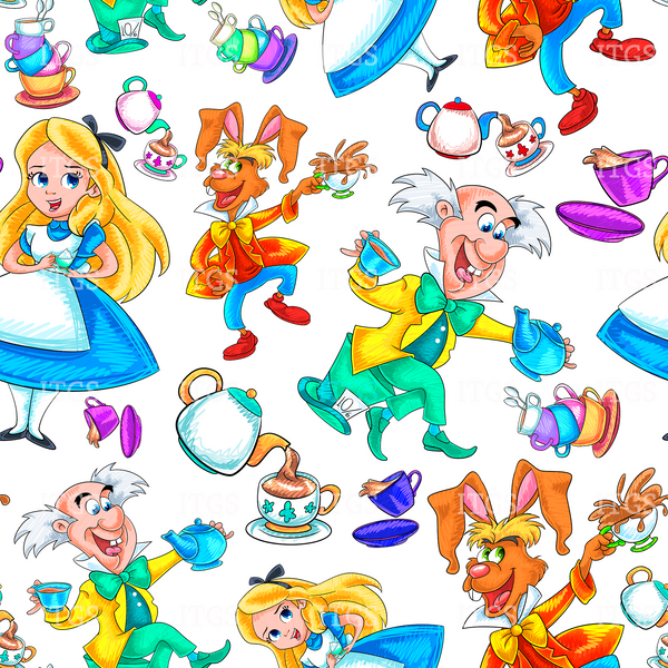 RTS - Clear Vinyl Design  -  Down the Rabbit Hole 2