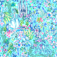 COMING SOON - Princess Garden - Mint Blue