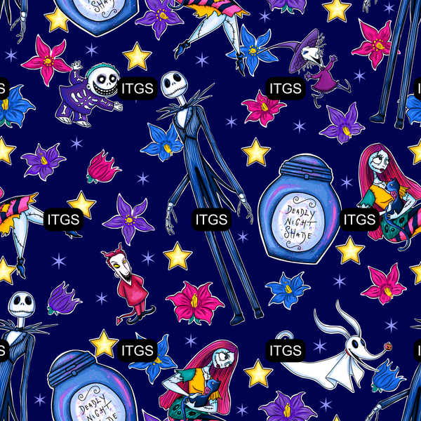 Nightmare Garden - Navy