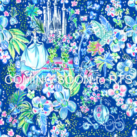 COMING SOON - Princess Garden - Royal Blue