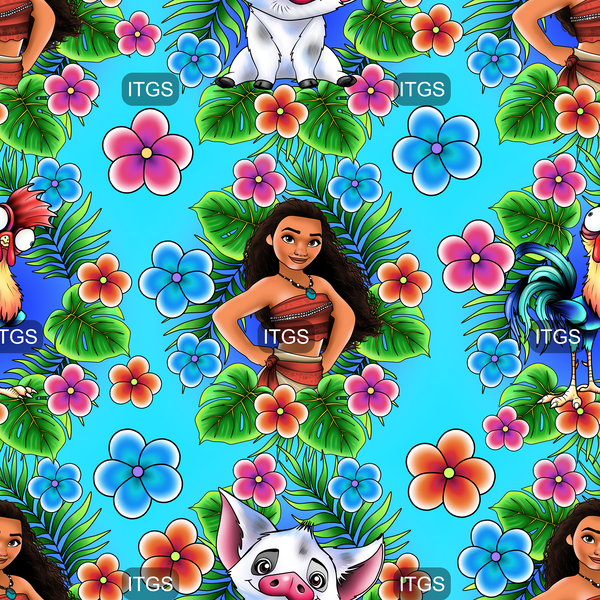 Tropical Friends  - Blue