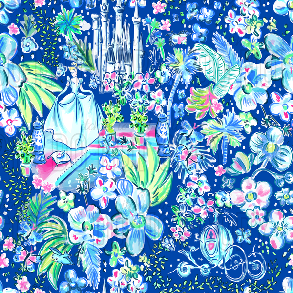 Princess Garden - Royal Blue