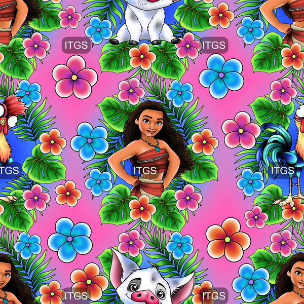 Tropical Friends  - Pink