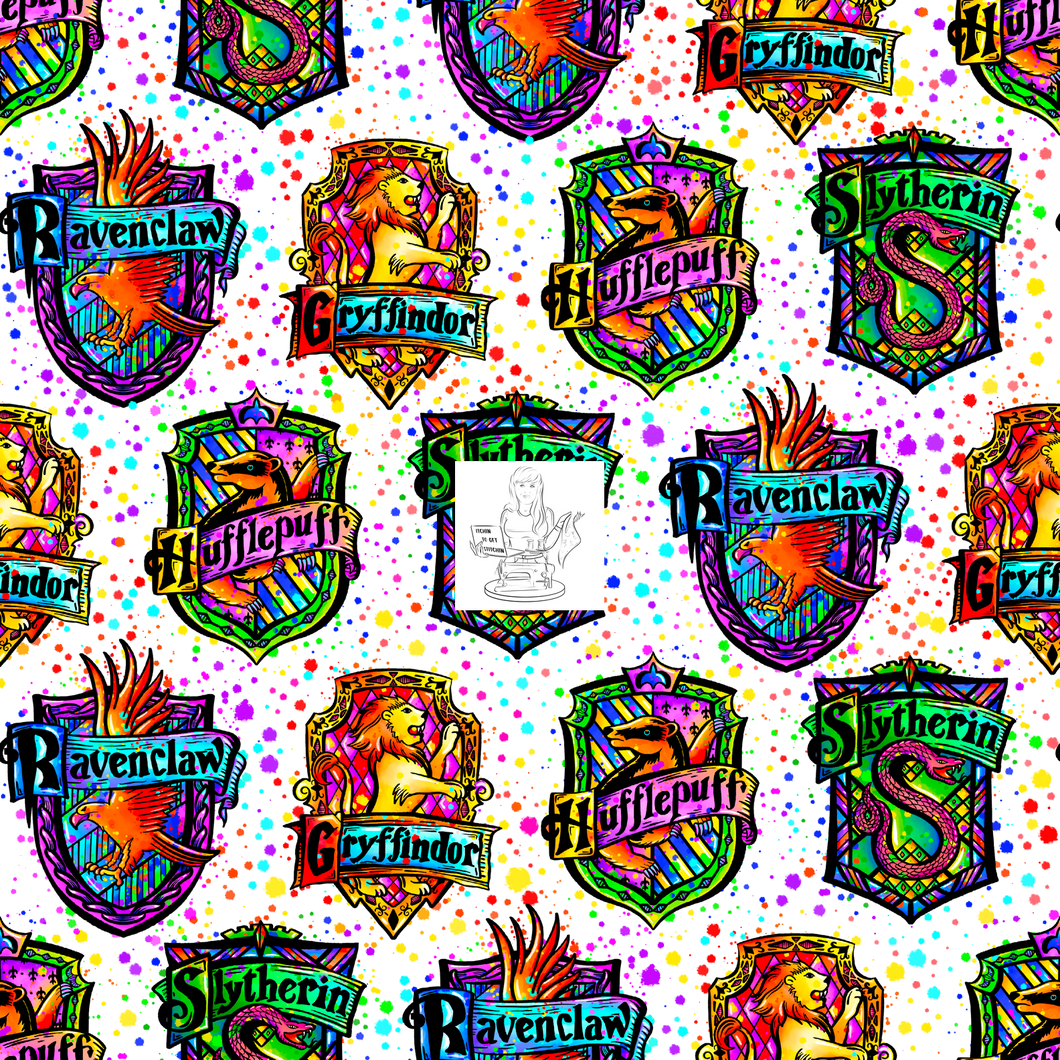 RTS - Clear Vinyl Design  -  Watercolor Wizard 1