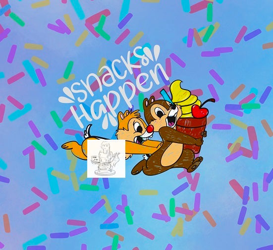 RTS - Chipmunk Snacks #2 Panel  - Options