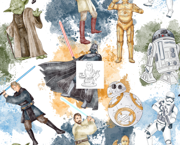 Clear Vinyl Design  -  May Your Friends be with You