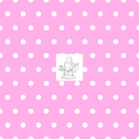 For the Love of Flowers Coordinate - Pink Dots