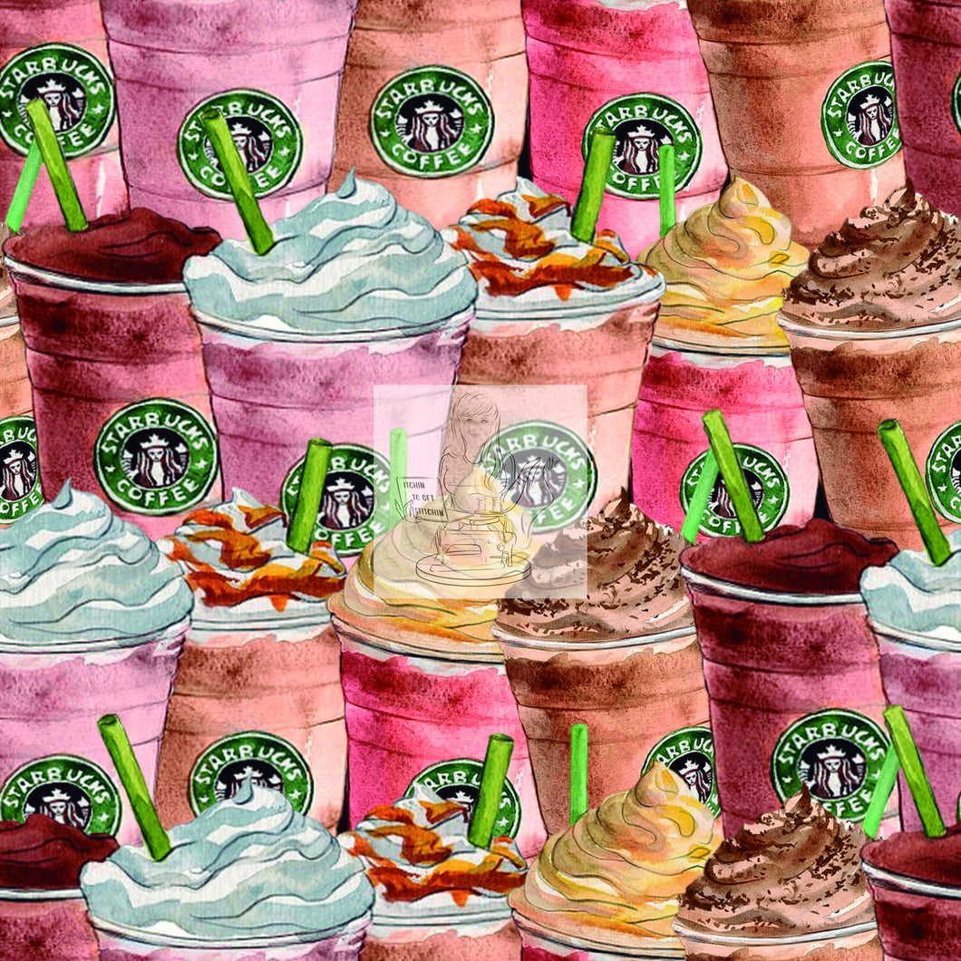 RTS -  Whipped Cream and Coffee Holograph Vinyl