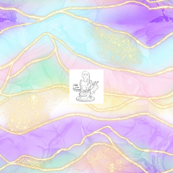 Pastel Glass Agate  - Lavender
