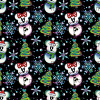 RTS - Christmas Mouse Cotton Lycra