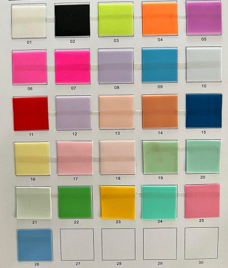 RTS -  JELLY VINYL 0.5 mm Thickness - READY TO SHIP